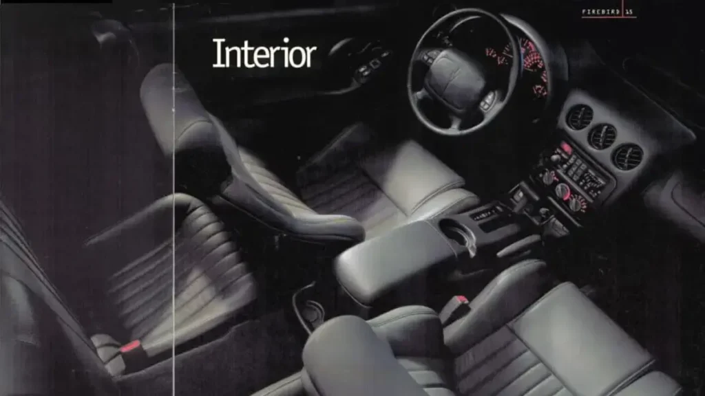 1998 pontiac trans am firehawk interior